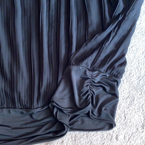 Addition Elle - Pleated Sheer Blouse - Picture 10 of 11